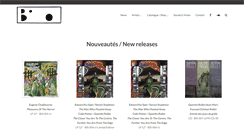 Desktop Screenshot of bisou-records.com